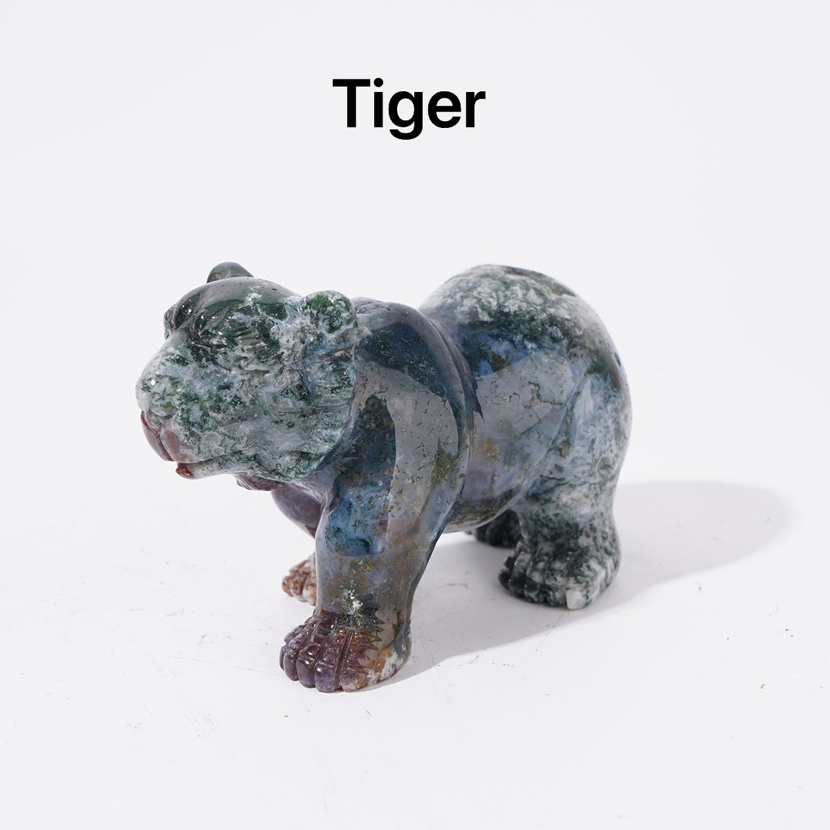 Natural Ocean Jasper Crystal Carved Stone Animals