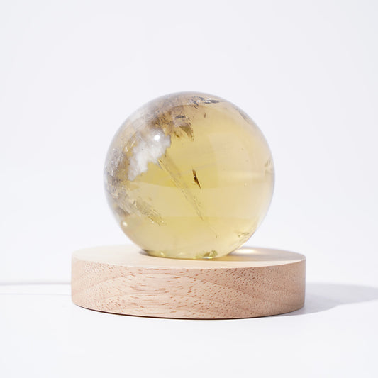 High end Natural Clear Citrine Crystal Sphere