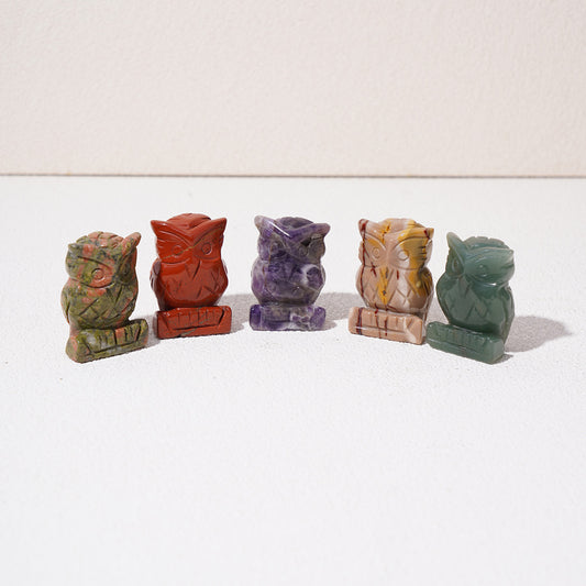 Mini crystal animals carving party