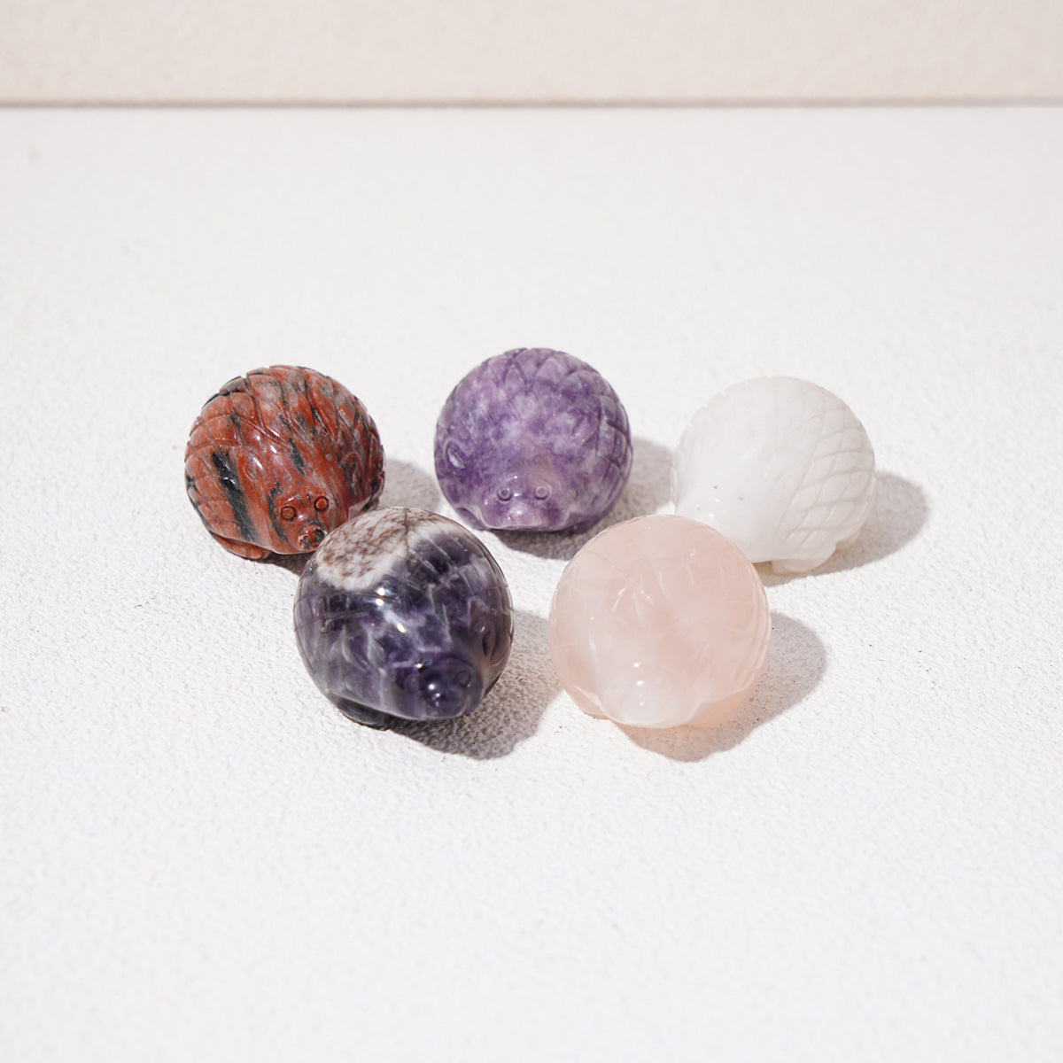 Mini crystal animals carving party