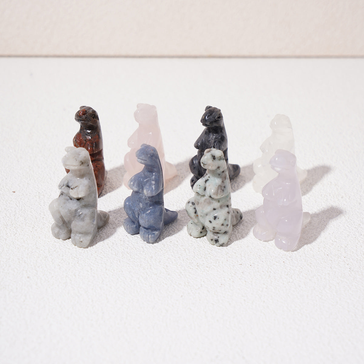 Mini crystal animals carving party