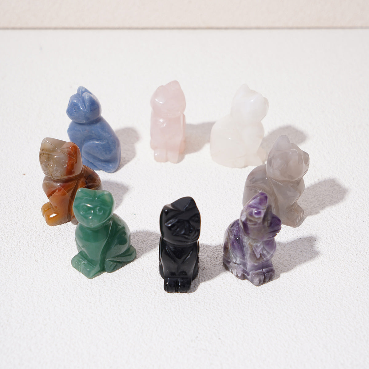 Mini crystal animals carving party