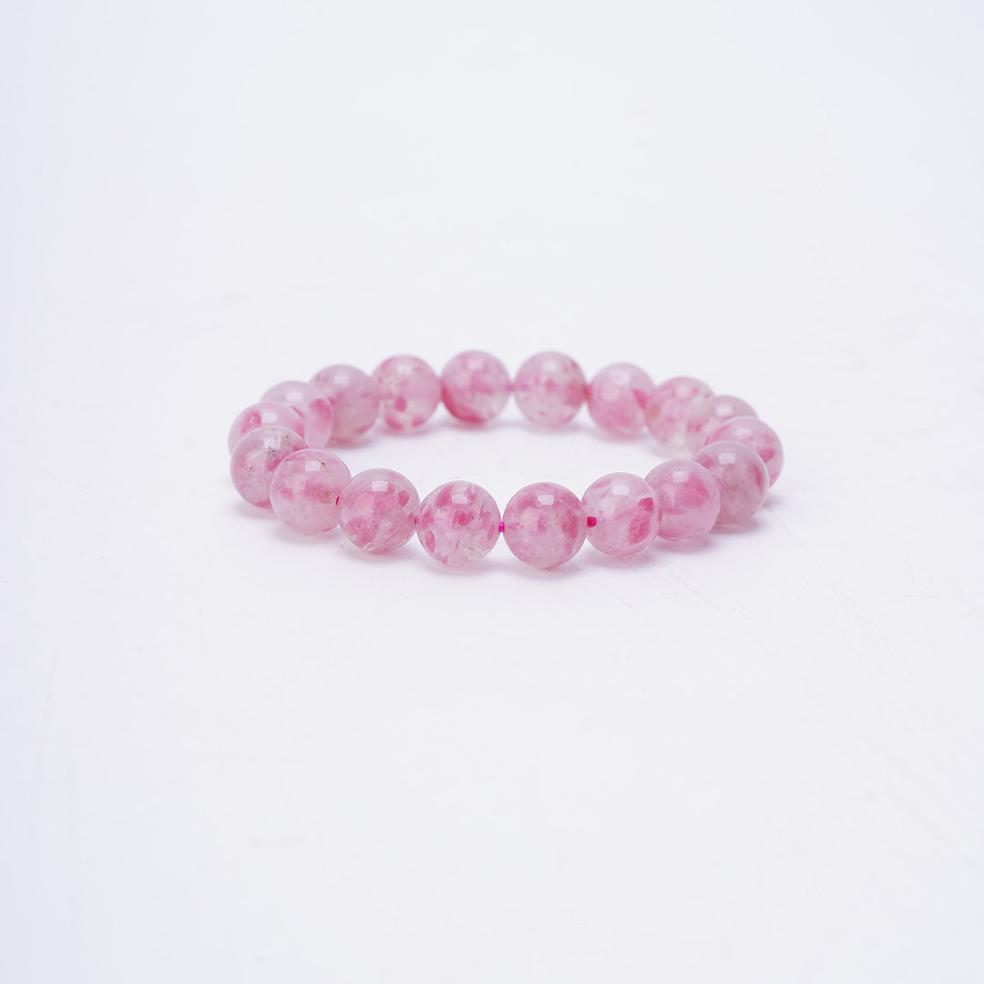 Cherry Blossom Rain Rhodonite Bracelets 7mm 9mm 11mm 13mm