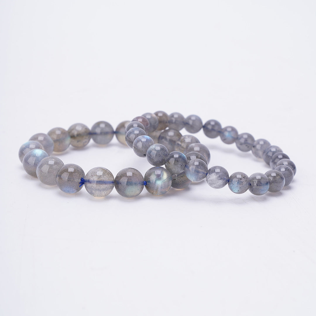 Labradorite Crystals bracelets 8mm 10mm 12mm