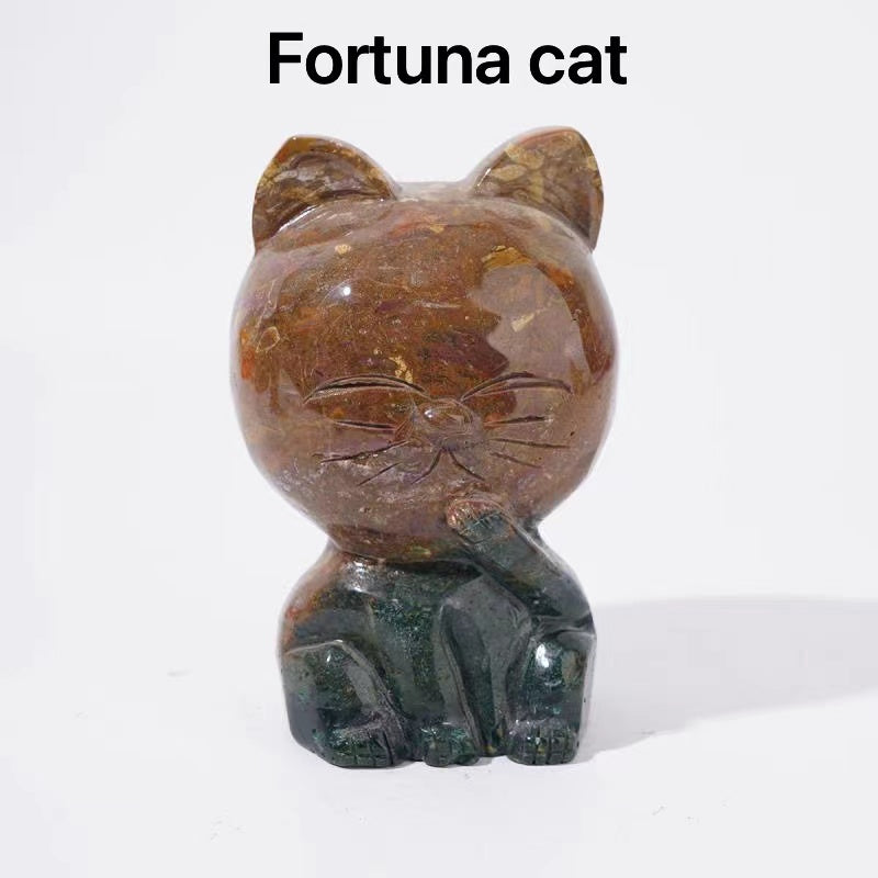 Triceratops Seahorse Ocean Jasper crystal animals