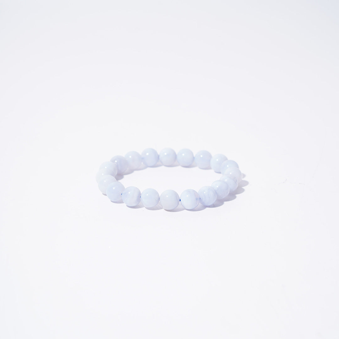 Blue Lace Agate Bracelets 7mm 9mm 11mm