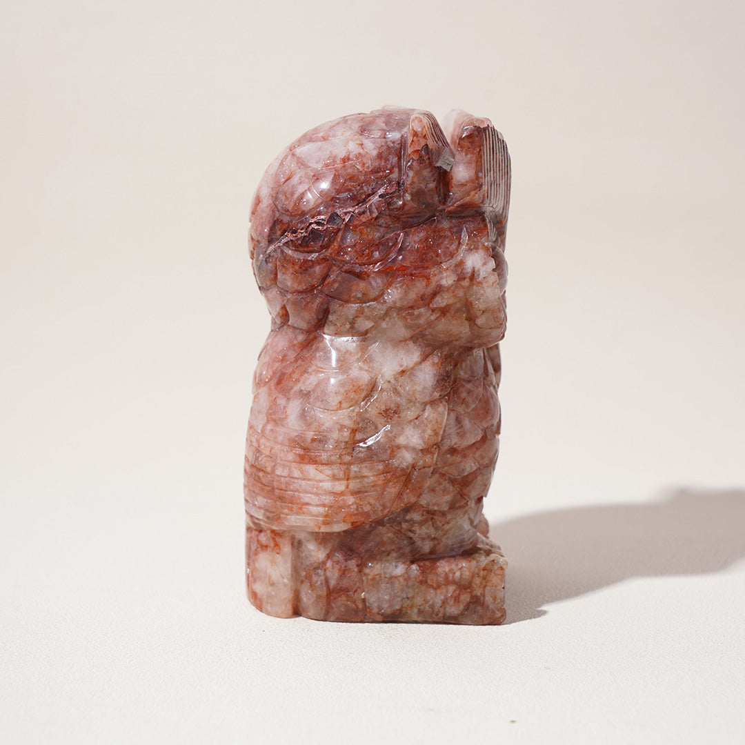 Fire Quartz Owl