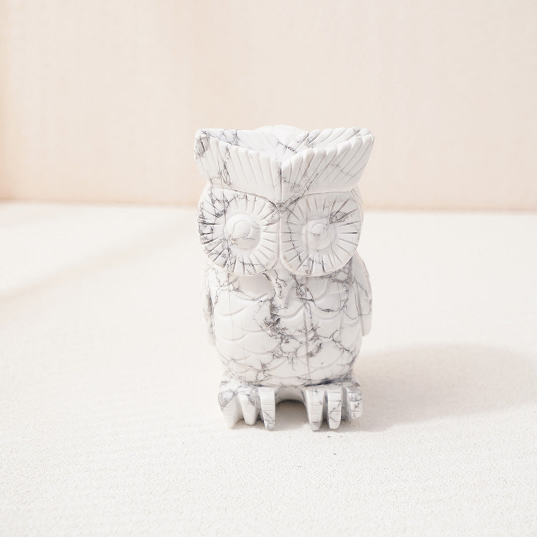 Exquisite Owl Howlite