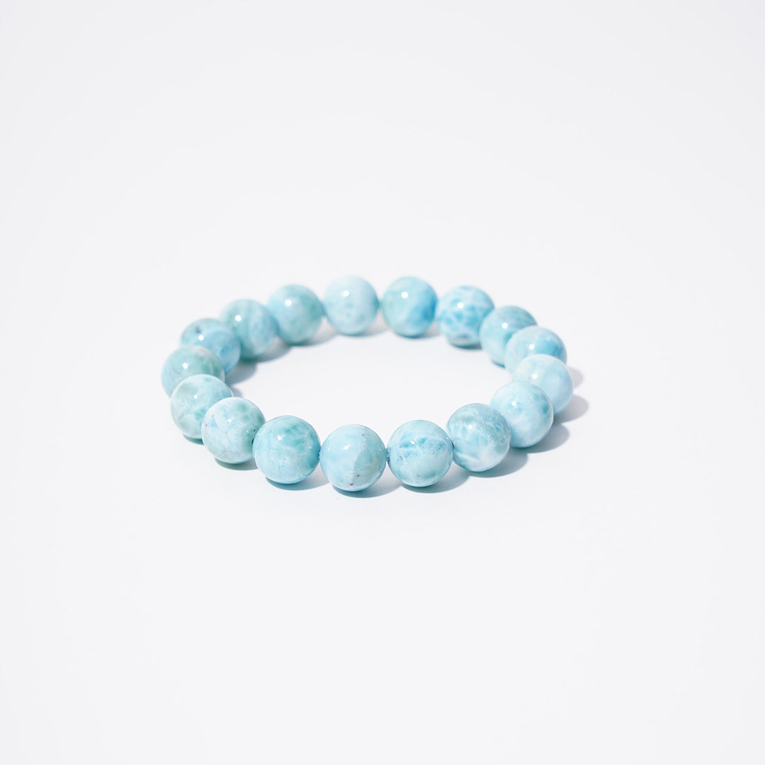 Larimar Bracelets 9mm 11mm 12mm