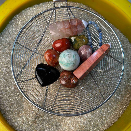 Polishing Crystal Scoop Flash Product - Mixed Variety of Crystals Set - Approximate 1.2KG In Total - Free Shipping - HighlandCrystal