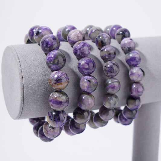 Charoite Bracelets 10mm 11mm 12mm 13mm