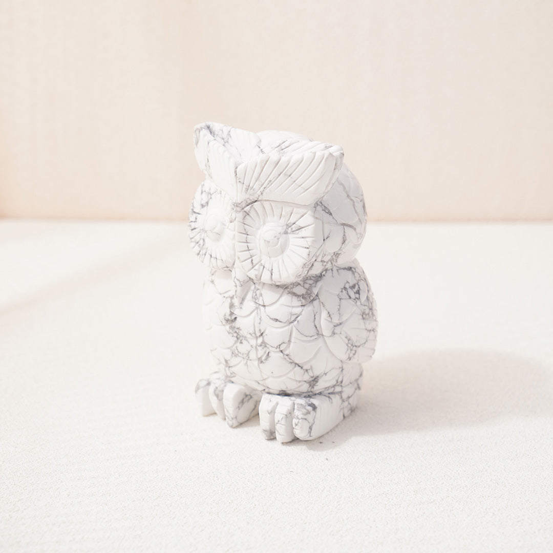 Exquisite Owl Howlite