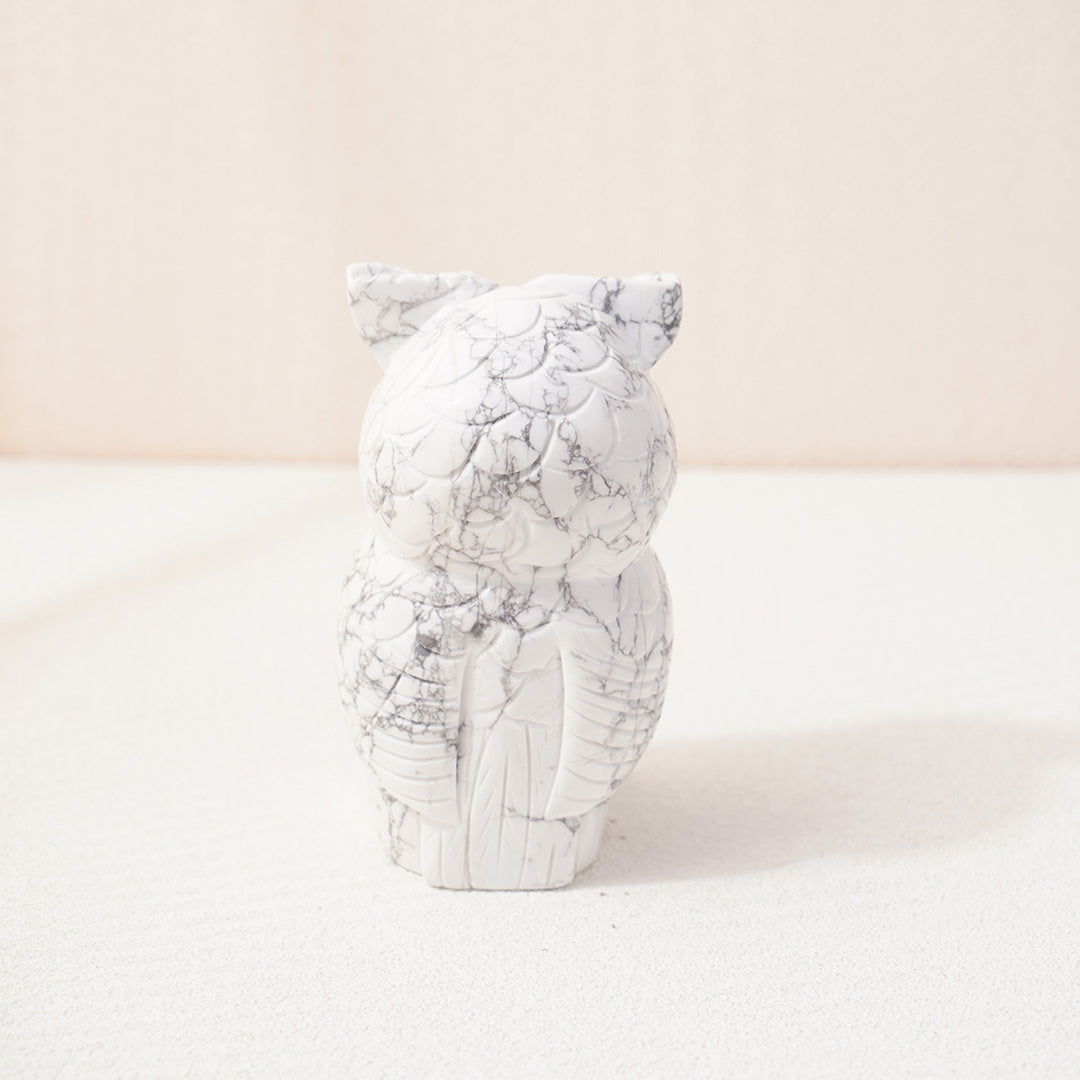 Exquisite Owl Howlite